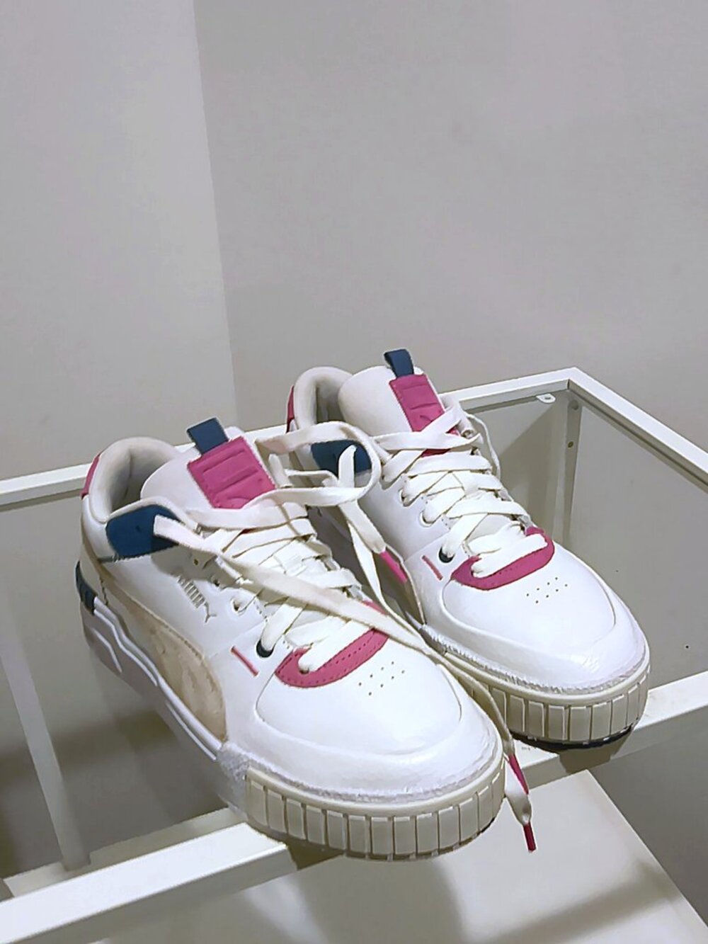 Puma Cali Sport Mix White/Pink Women's US 8